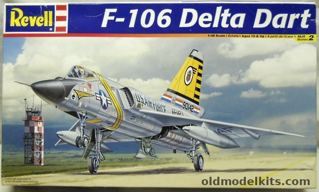 Revell 1/48 F-106 Delta Dart - 456th FIS Capt. B.B. Patterson Castle AFB California 1963 / 48th FIS Capt. Malcolm Emerson Langley AFB Virginia 1972 - (ex-Monogram), 85-5847 plastic model kit